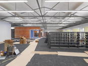  An interior view of the Brentwood Branch Library renovation.