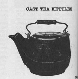 CAST TEA KETTLES