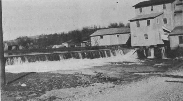 Around 1925 this is the way the mill on Spring Creek looked.