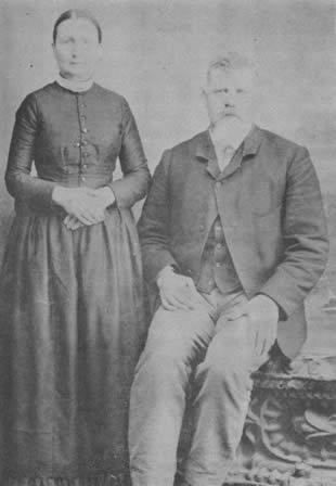 Sarah Frances Wooley Carter and husband, Thomas John Carter, Jr., in 1889.