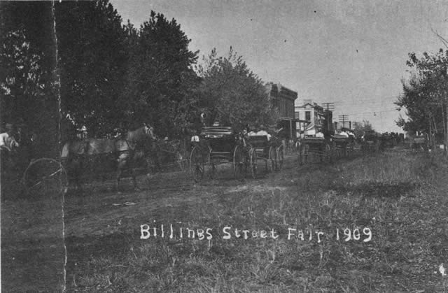 Billings Mo. Street Fair 1909