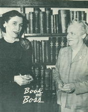  Miss Vivian Maddox (left) and Miss Mildred Wilson. Miss Wilson was acting librarian since the death of Miss Harriet Horine.