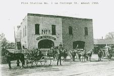  Fire station #1, from the Library Archives.
