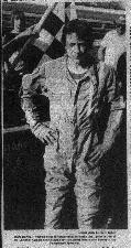  Photograph of Mark Martin that appeared in the newspaper.
