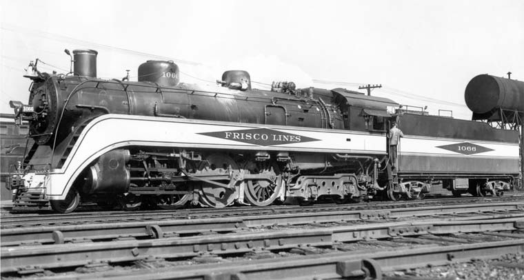 Frisco Fire Fly #3 Streamline Steam Locomotive 1031 St.L&SF Railroad