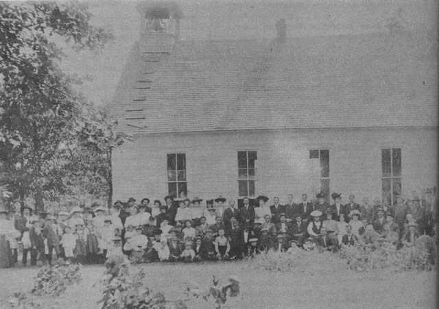 Swan Township Sunday School Convention held at Lone Star Church, First Sunday in October 1908.
