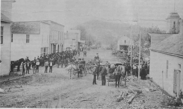 HISTORIC CITY OF FORSYTH ABOUT 1900