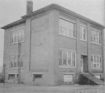 Blue Eye Elementary School for Arkansas children.  The building housed the Mo-Ark Baptist Academy until 1930.