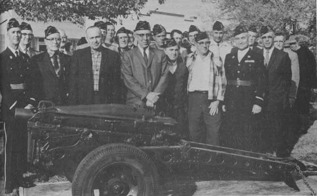 American Legion Post 592 Presents Cannon as Memorial