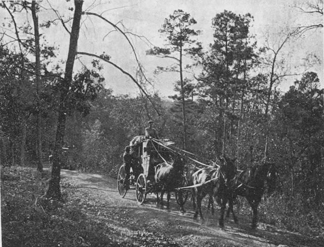 Stage Coach from Eureka Springs to Harrison, Ark.