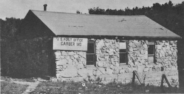 The New Post Office of Garber, built in 1928.