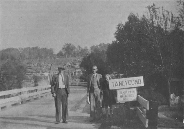 Picture of Old Bridge at TANEYCOMO before the Lake was built there.